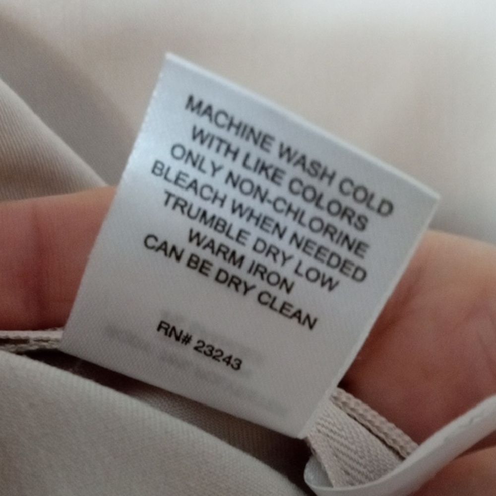 New York & Company Cream Strapless Top - Picture 6 of 6